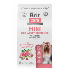 Brit Care Mini сухой корм для взрослых собак мелких пород, индейка и ягненок, 400 г