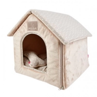 PINKAHOLIC LUNA HOUSE Домик с косточкой для животных бежевый