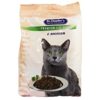 Dr. Cluader's cухой корм с ЛОСОСЕМ для кошек, 15 кг