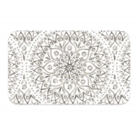 TARHONG Коврик под миски "Boho Medallion", бежевая с рисунком, 48х29см