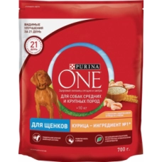 Purina One Med Max сухой корм для щенков курица рис